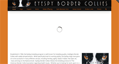 Desktop Screenshot of eyespybordercollies.com