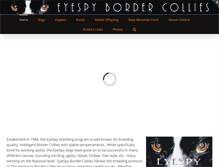 Tablet Screenshot of eyespybordercollies.com
